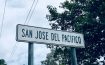 San José del Pacifico town sign